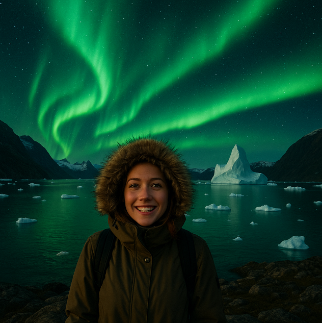 그린란드 오로라 여행 사진