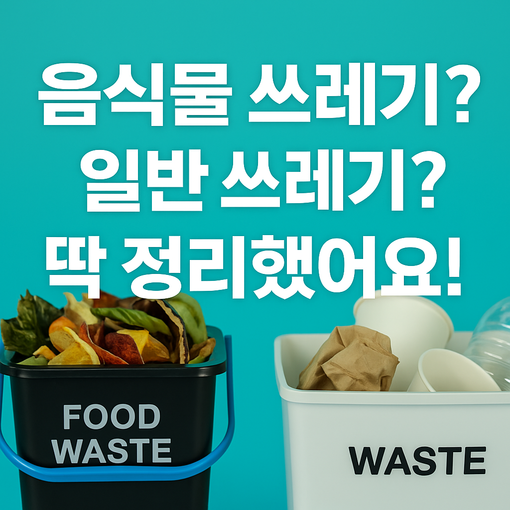 바나나 껍질과 닭뼈는 어떻게? 음식물 분리 배출 이렇게!