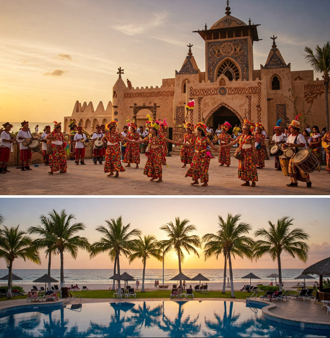 문화 중심 & 휴양 중심 선택 그림