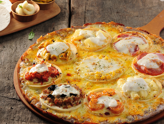 피자알볼로의 메뉴