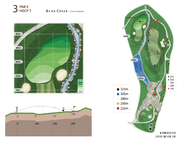 베어크리크 춘천 골프클럽 코스공략도 03