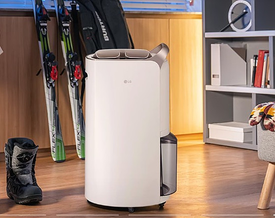 LG 훼신 오브제 컬렉션 제습기 디자인