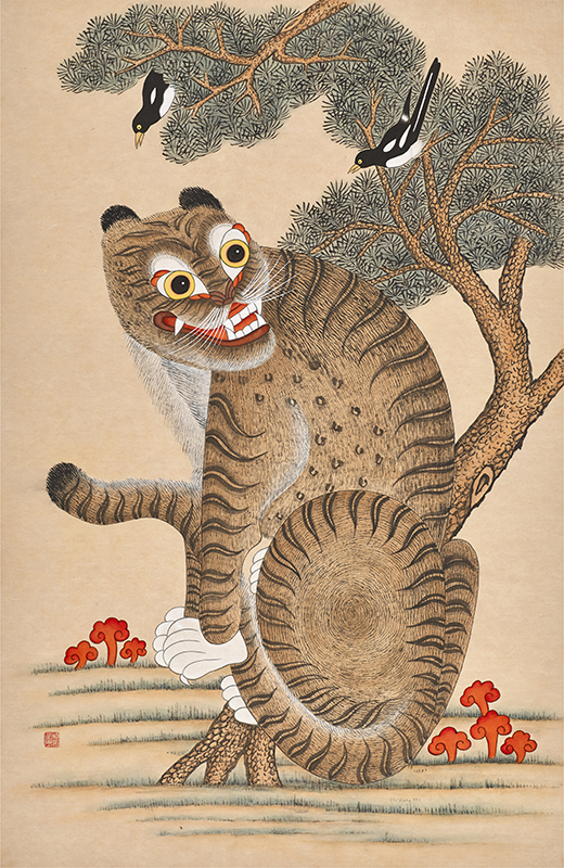 한국 전통 요소를 활용한 인테리어 팁 (까치, 호랑이, 설화 기반 디자인)관련 이미지 2