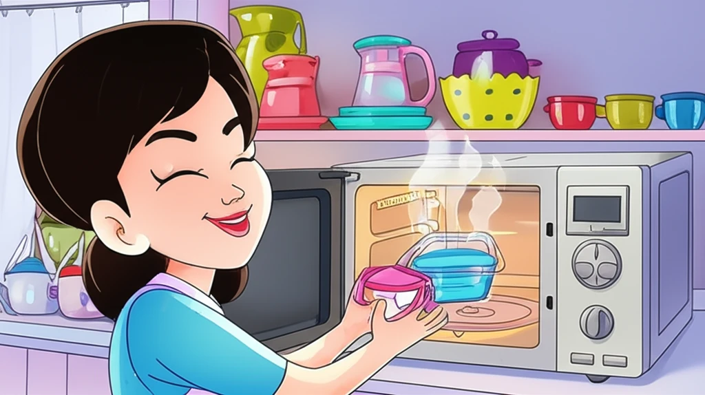 전자레인지 위생 관리: 찌든 때, 냄..