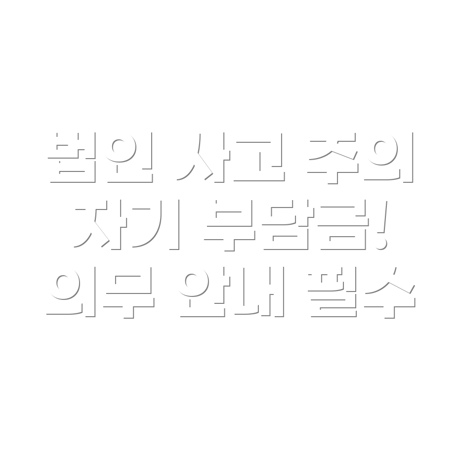 법인 차량 사고 자기 부담금