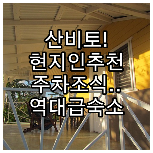 코스타리카 산 비토 현지인 추천 숙소..