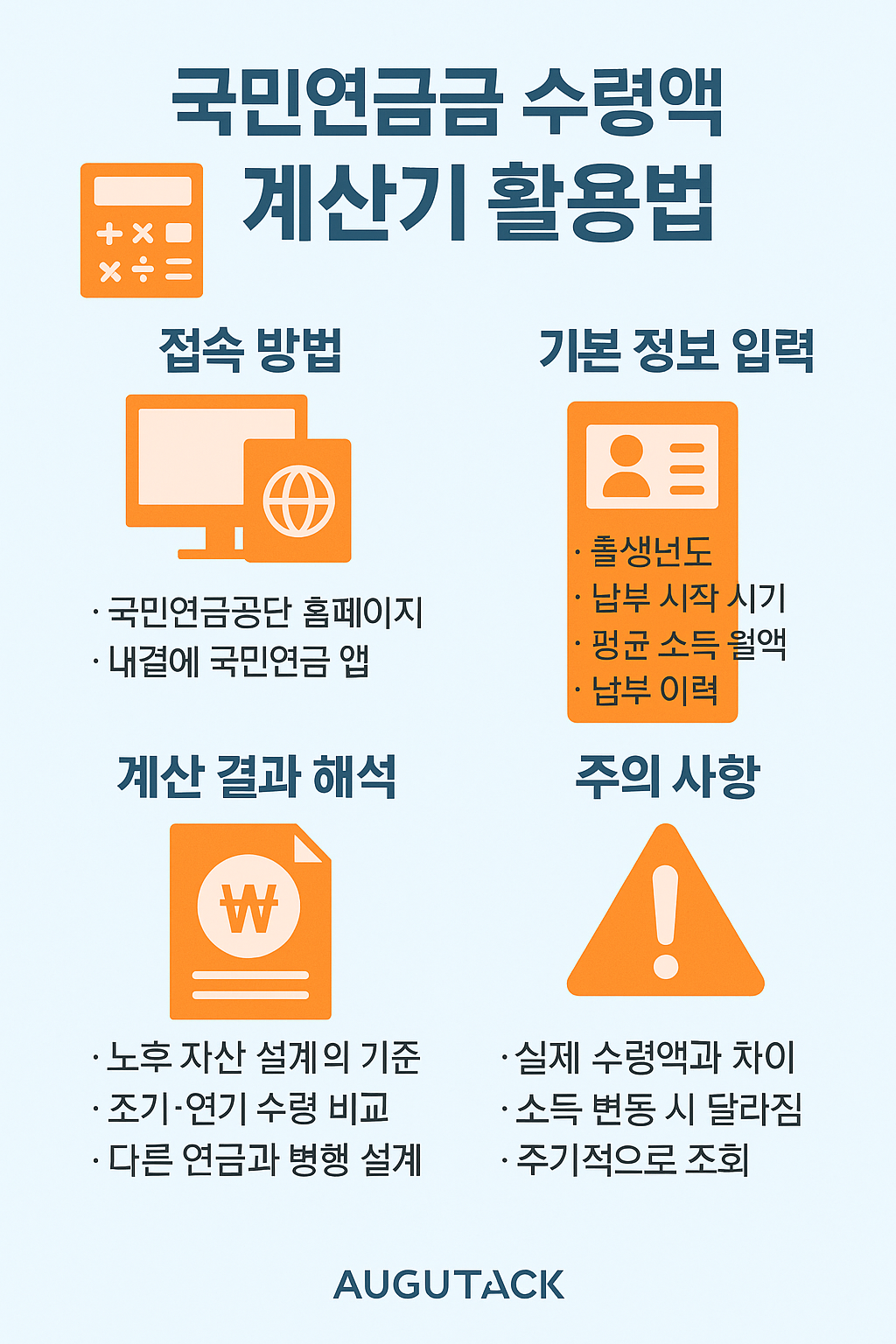 국민연금 수령액 계산기 활용법
