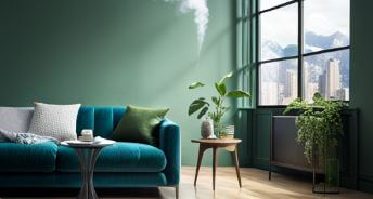 거실에 놓인 가습기