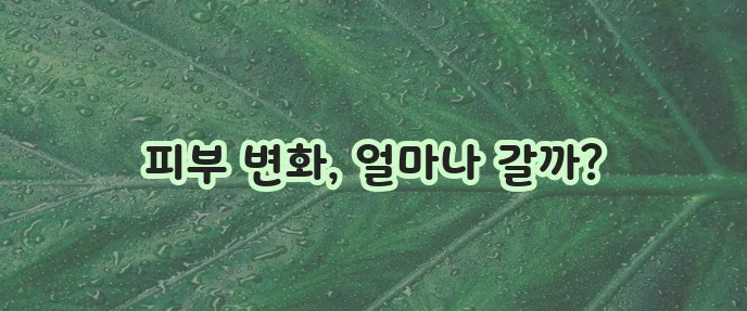 리쥬란 힐러 지속 기간 꼼꼼히 알아봐야겠죠?