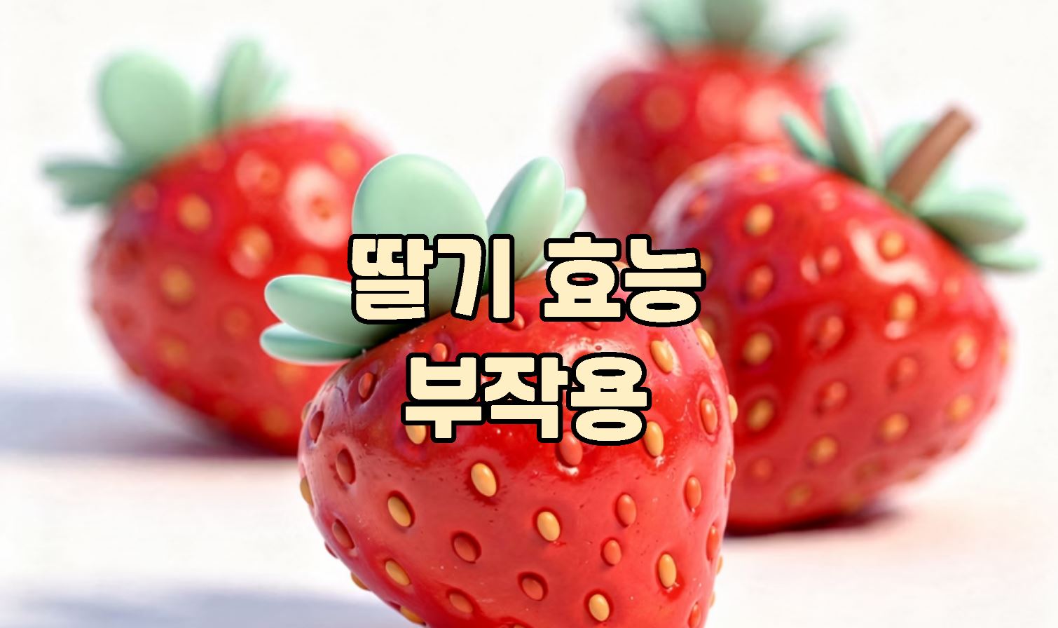 딸기 효능 부작용