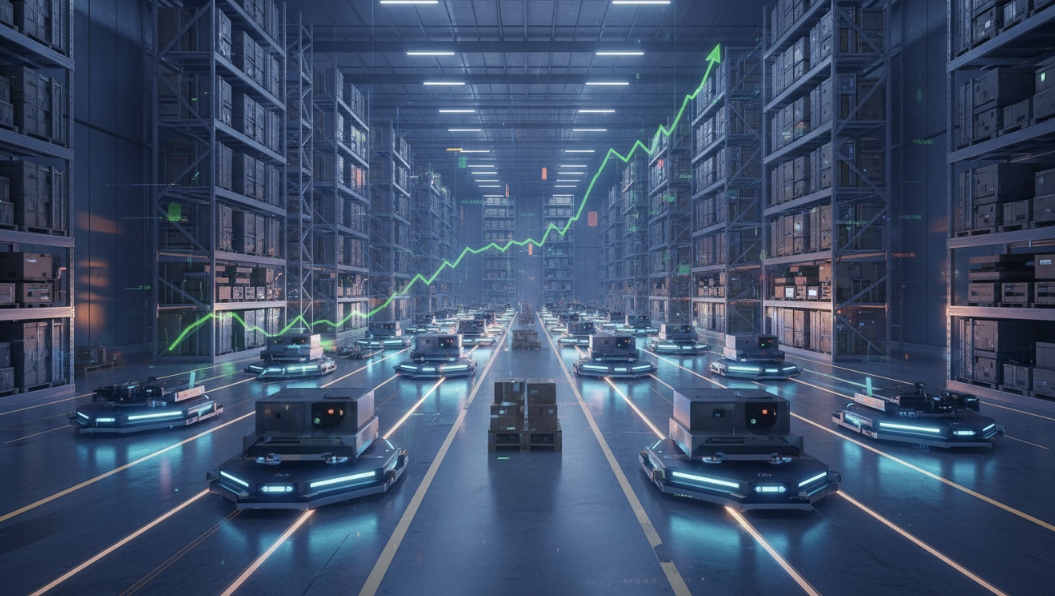 2025년 12월 19일 유진로봇 주가 급등 원인과 전망을 완벽 분석합니다. 북미 물류 로봇 수주 소식과 삼성 협력 루머 등 핵심 호재와 실전 투자 전략을 확인하세요.