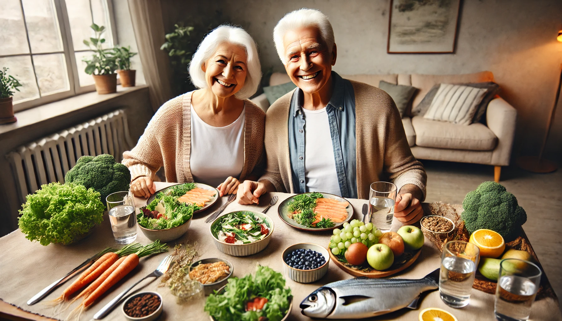 노년기 식단 관련 사진