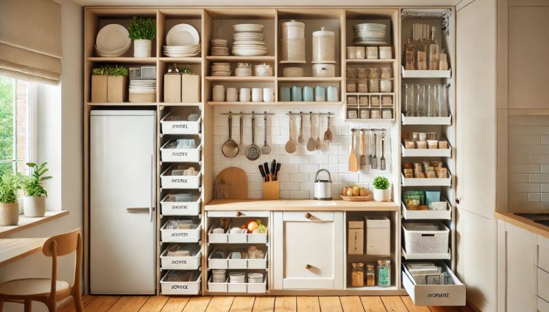 좁은 주방에서도 효율적인 정리 시스템