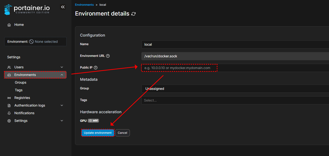 시놀로지 IP 주소 업데이트