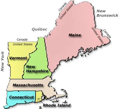 뉴잉글랜드 지역