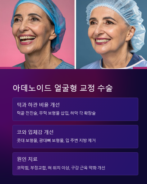 아데노이드 얼굴형 교정 수술