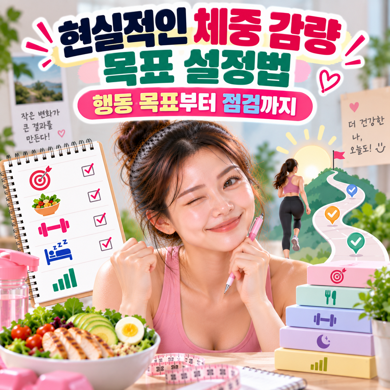 현실적인 체중 감량 목표 설정법