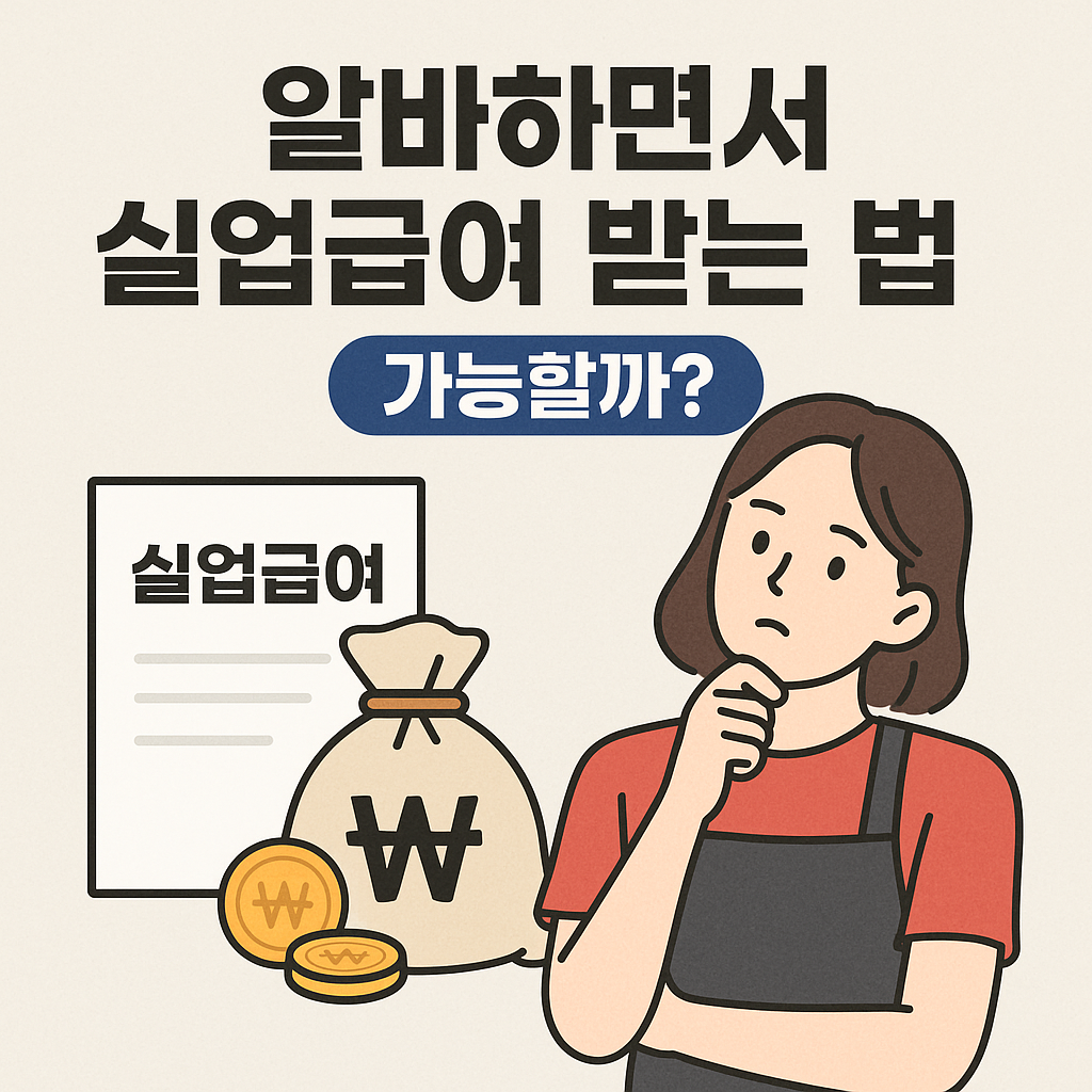 알바하면서 실업급여 받는 법