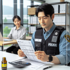 경찰공무원 봉급 확인