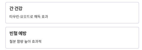 김 효능 부작용 칼로리