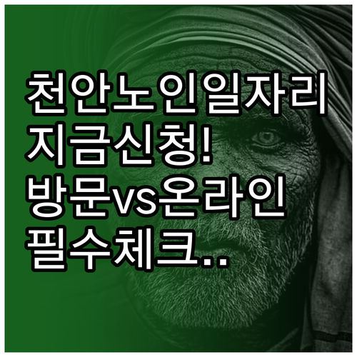 천안 서북구 시니어클럽 노인일자리 온..