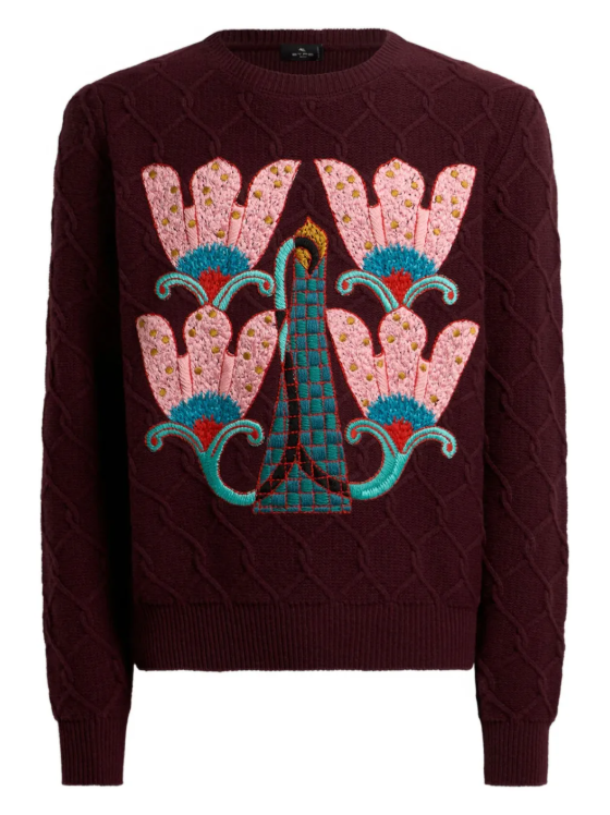 10월22일 유퀴즈 신승훈 (315회) 옷 패션 '에트로' 자수 울 니트 스웨터