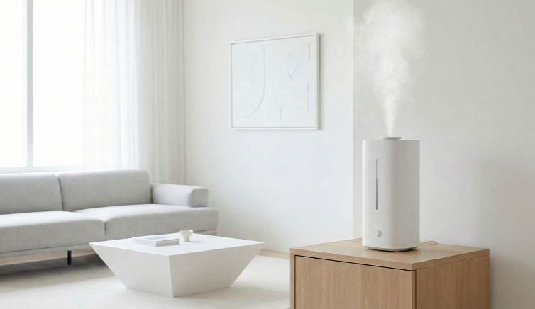 겨울철 가습기 거실 낮