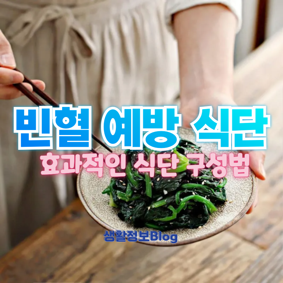 빈혈 예방 식단