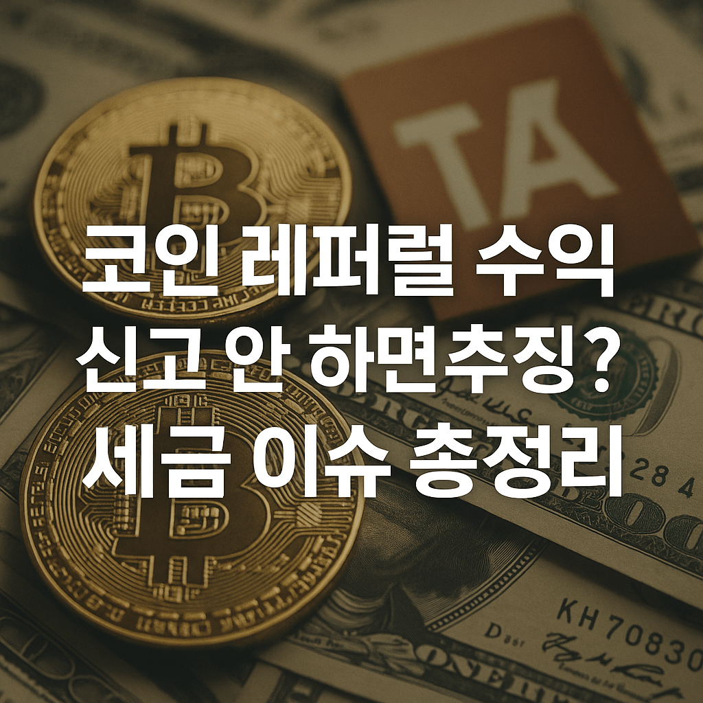 코인 레퍼럴 수익 세금