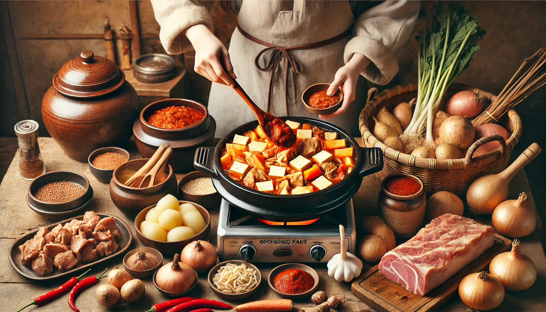 고추장 찌개의 조리법