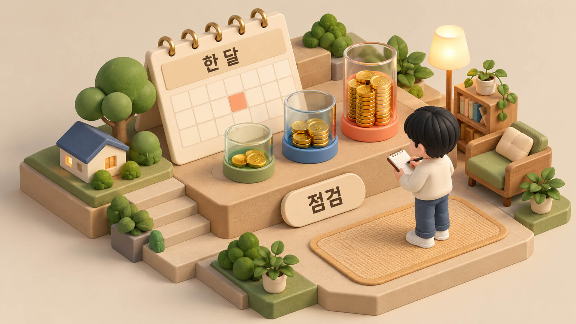 한 달 뒤 점검