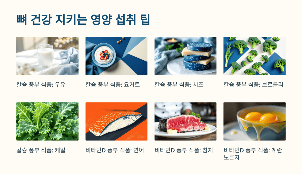 뼈 건강 지키는 영양 섭취 팁