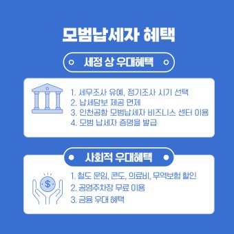 서울시 모범납세자 혜택