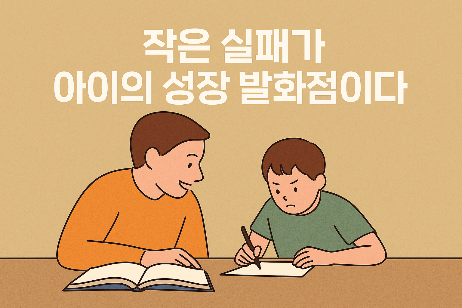 작은 실패가 아이의 성장 발화점이 됩니다