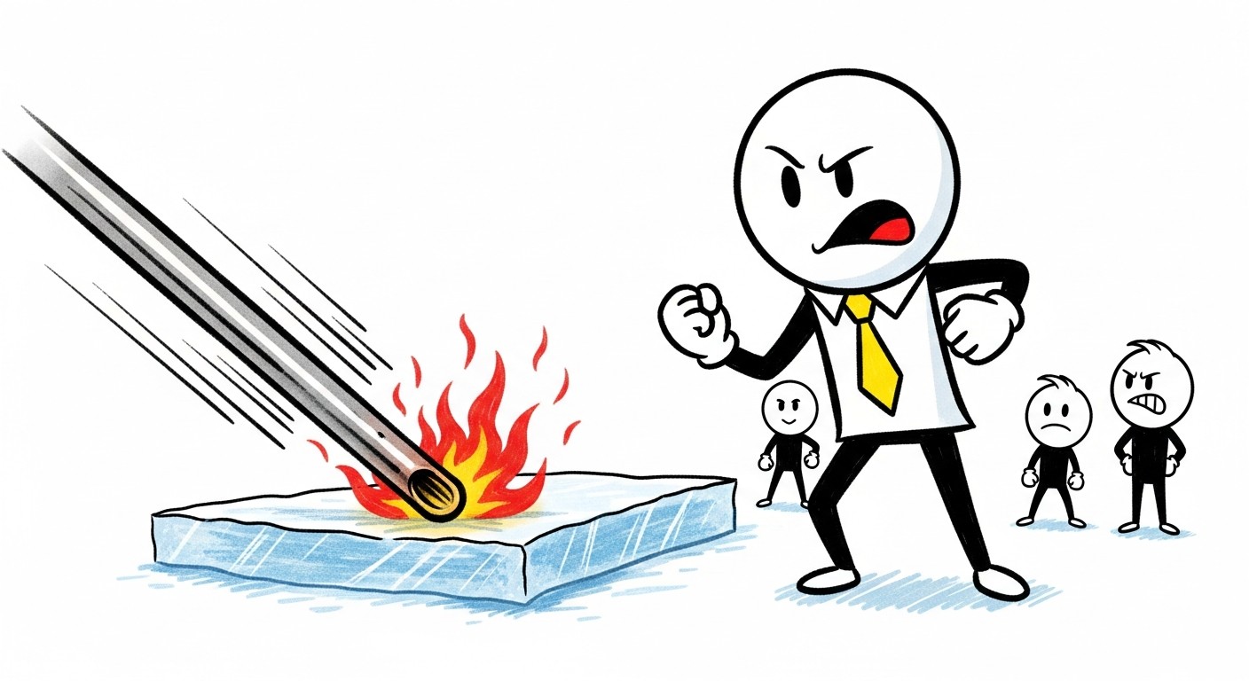 얼음 위 마찰열이 수막을 형성하며 녹는 원리