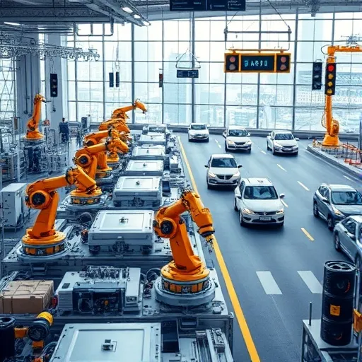 공장 자동화 라인이나 스마트 시티 교통 시스템 등 실제 산업 현장에 노타의 엣지 AI 솔루션이 적용되어 효율성을 높이는 모습을 보여주는 이미지입니다. 노타 기술의 실질적인 활용성과 혁신성을 강조합니다.