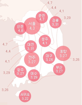 벚꽃개화