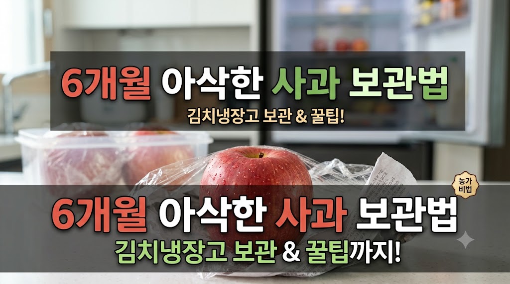 사과 보관법
