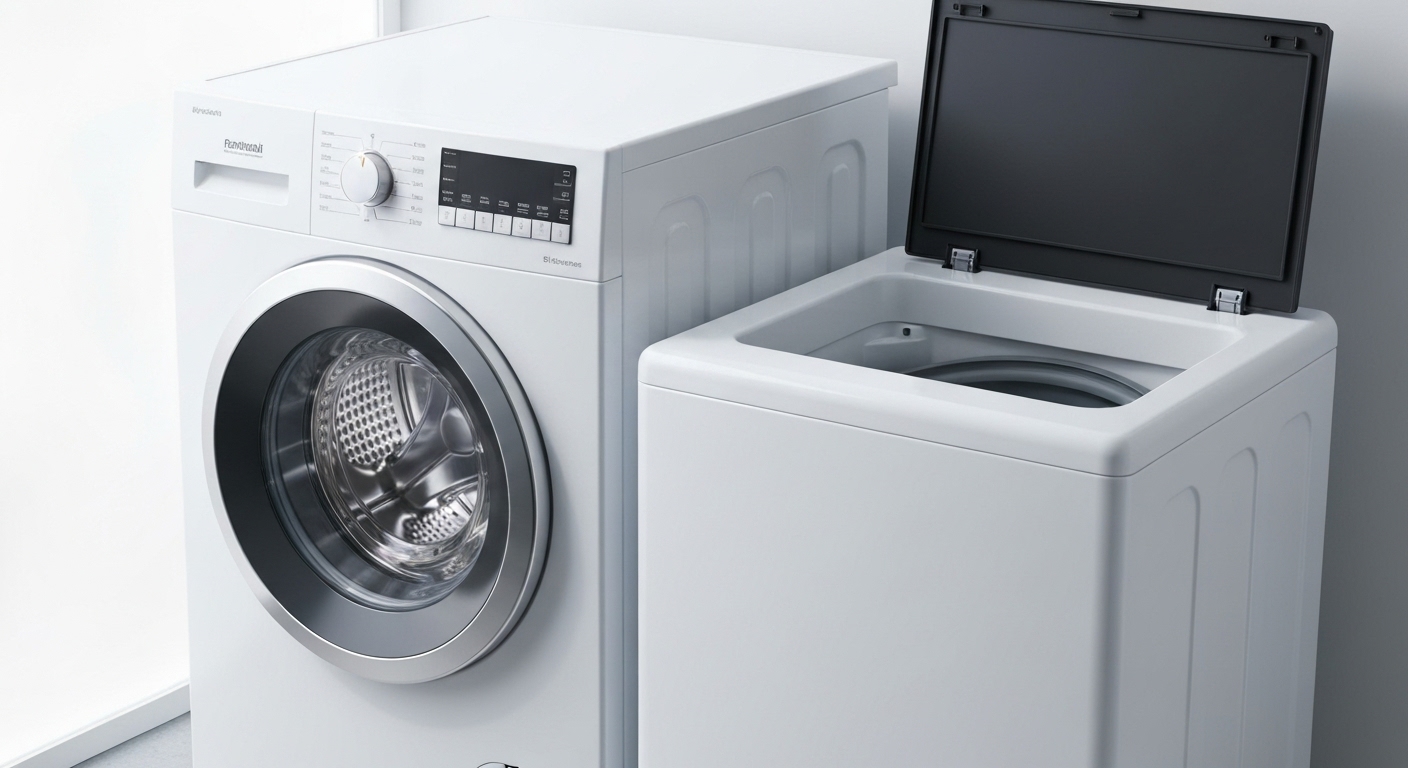 드럼세탁기와 통돌이 사진