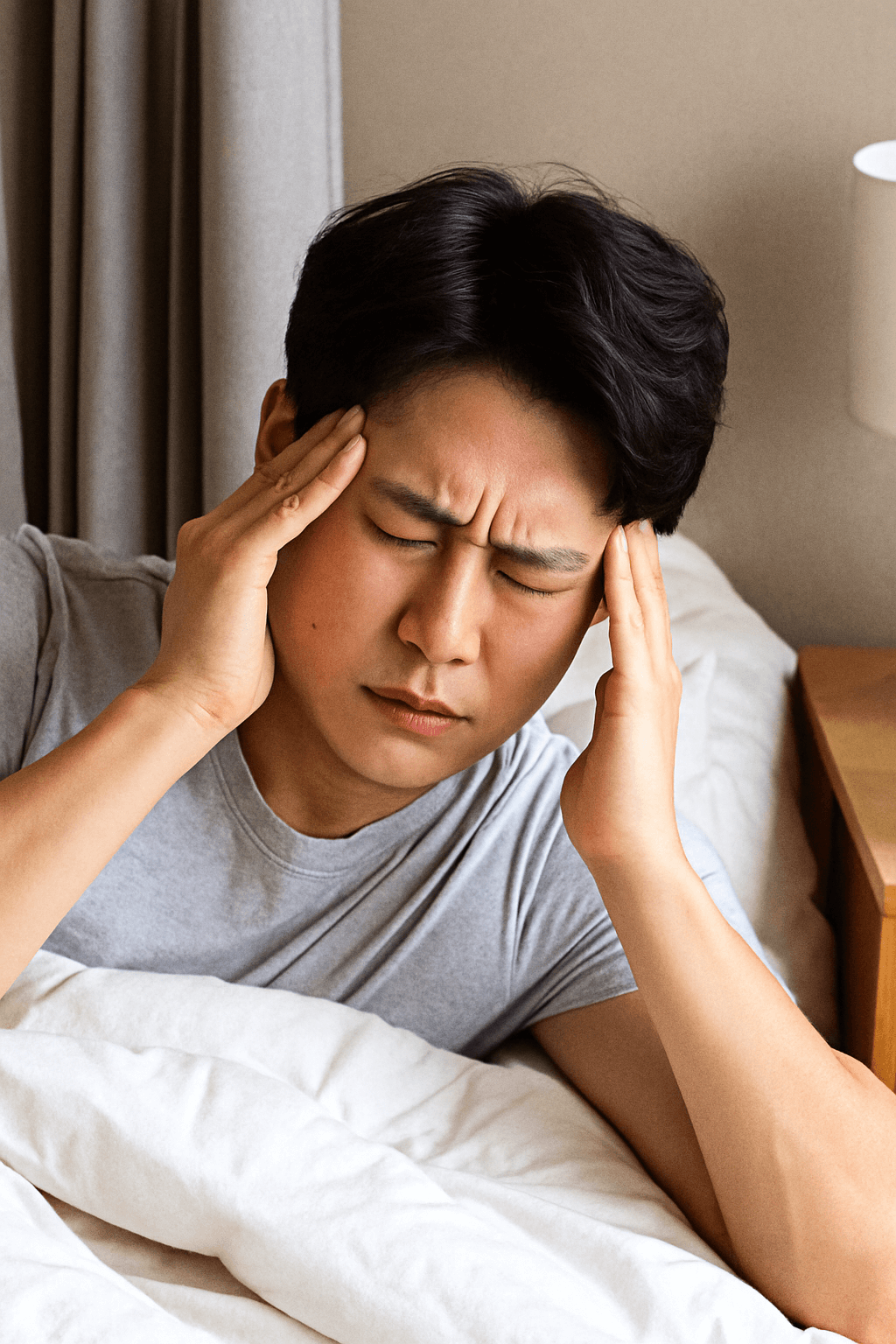 머리 지끈거림 - 사진