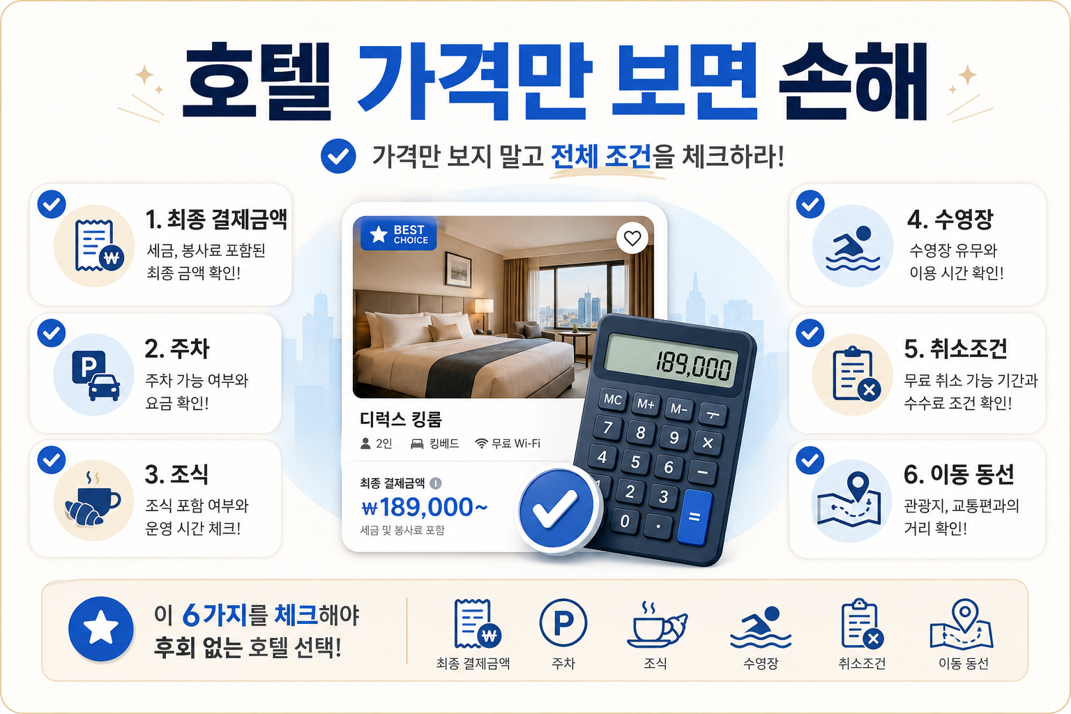 9월 늦캉스 가성비 호텔 예약 전 최종 결제금액 주차 조식 취소조건 체크리스트