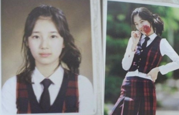 수지 중딩시절 데뷔