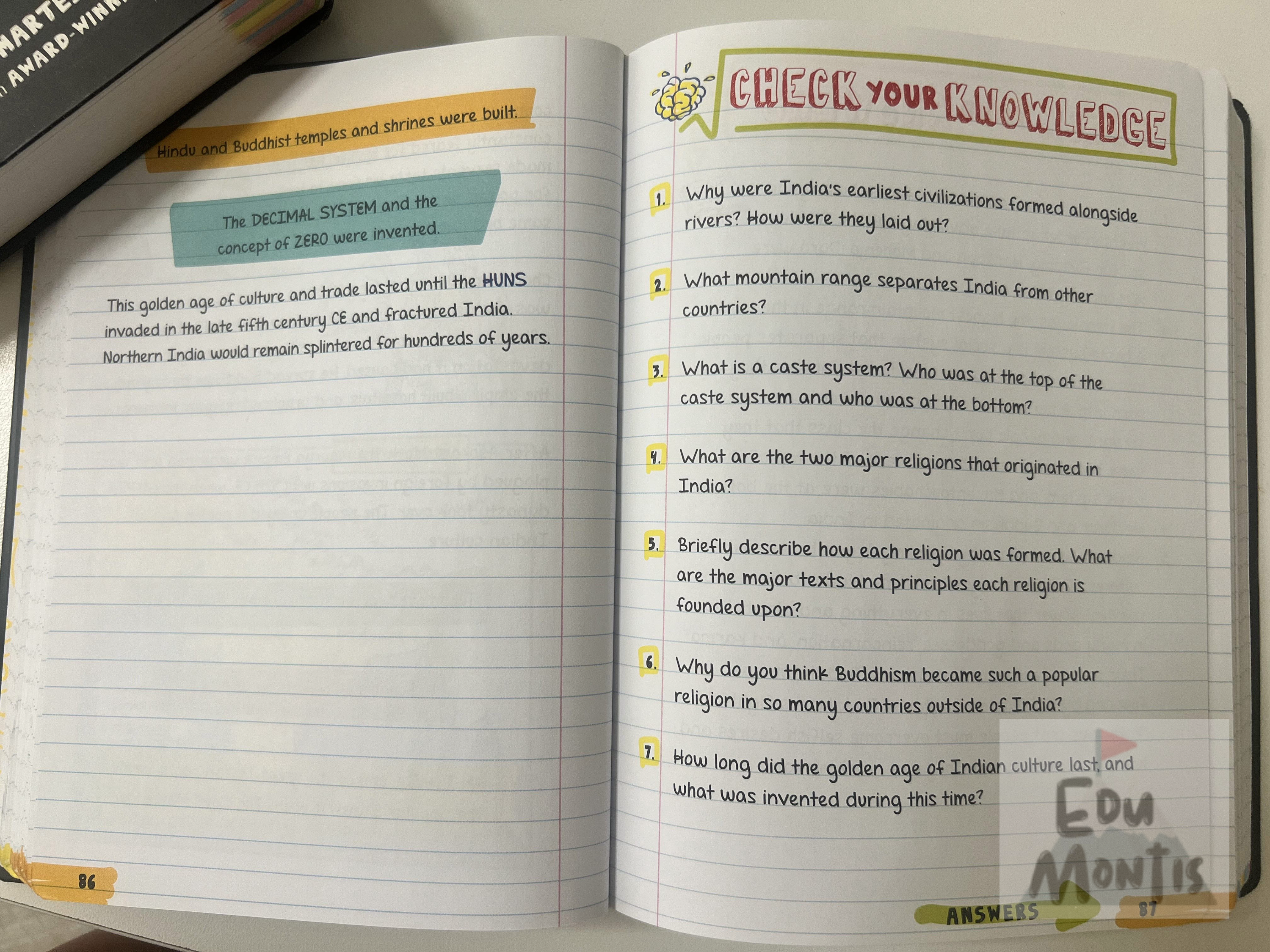 World History - Check your Knowledge 페이지