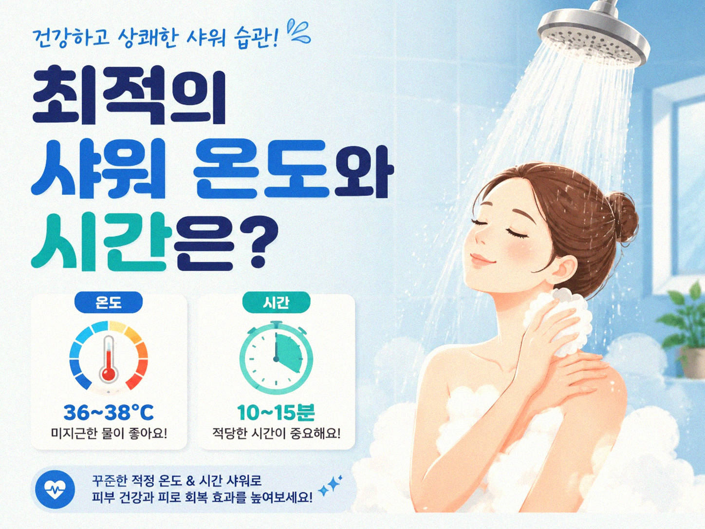 자기 전 따뜻한 물 샤워, 잠의 질을 바꾸는 비밀