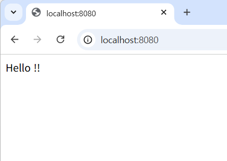 localhost 확인