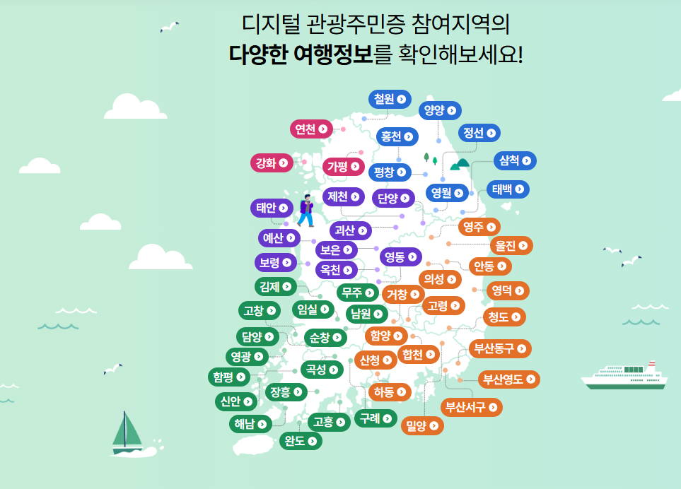 디지털 관광주민증 발급