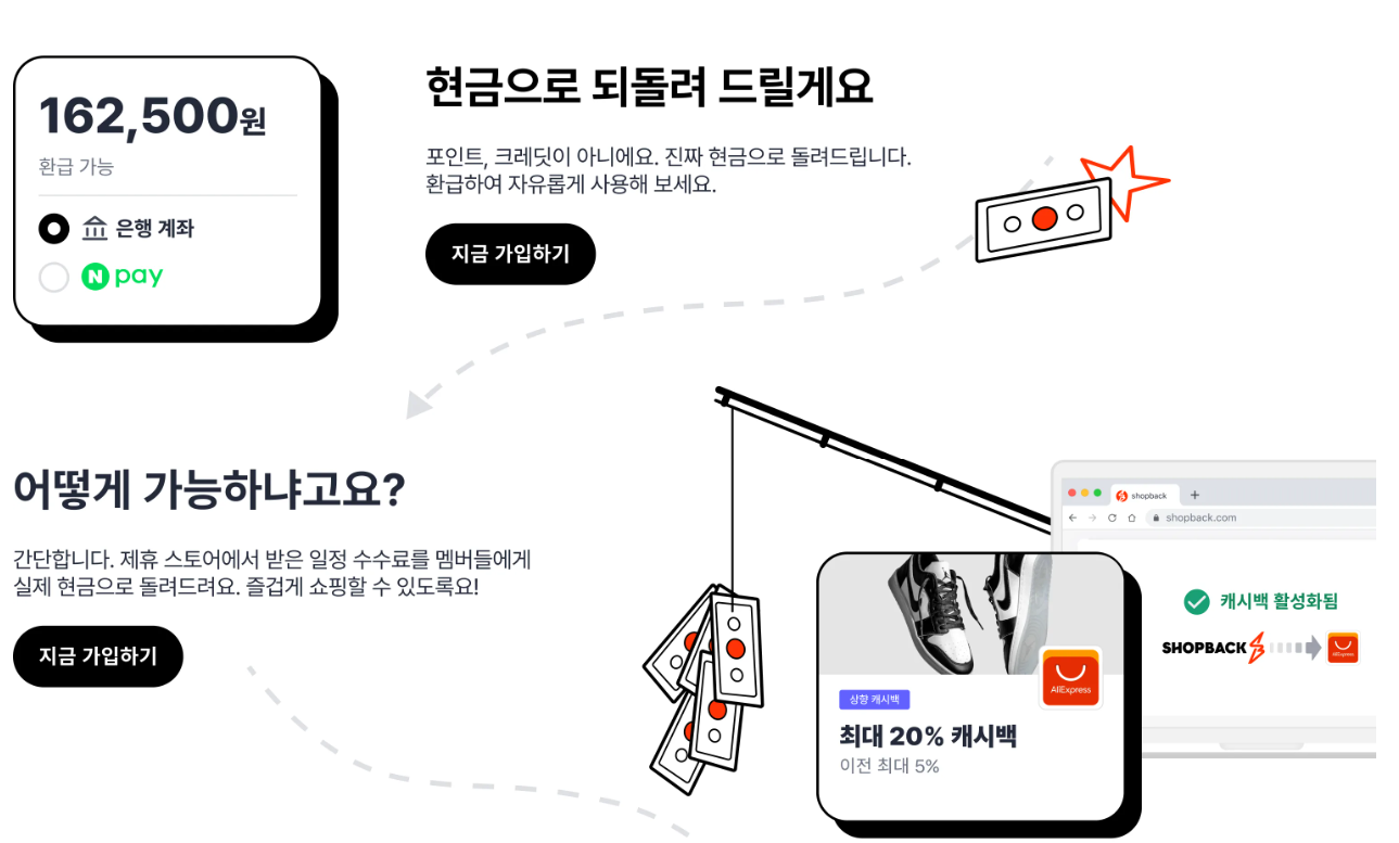 샵백 현금캐시백