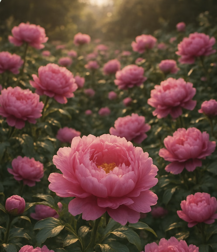 화려함을 이어받는 여왕&amp;#44; 작약