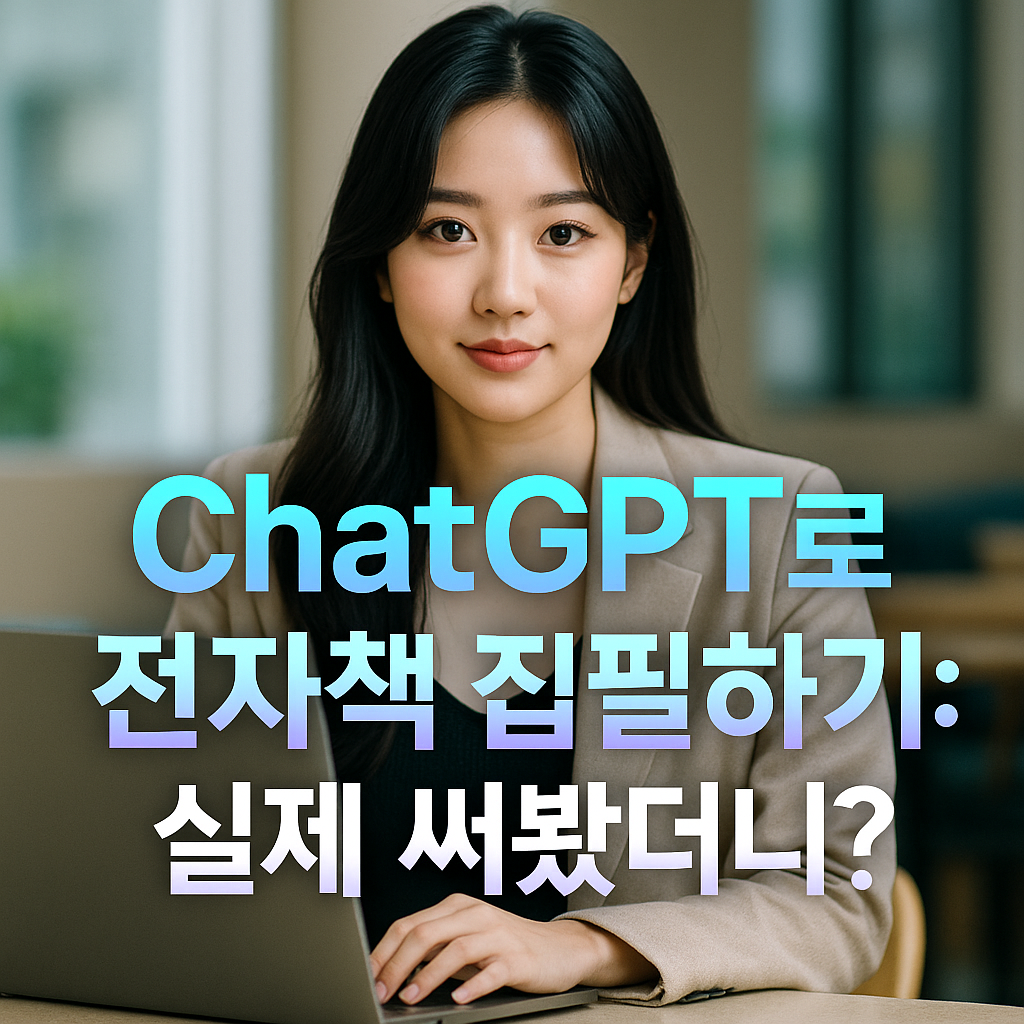 챗GPT 전자책 집필 실전 가이드