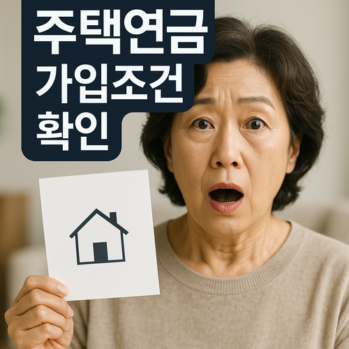 주택연금 가입조건 ❘ 연령, 주택가격, 거주요건 확인 ❘ 완벽 가이드